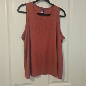 🔷️3 Items for$20🔷️ OLD NAVY Women's Rust Sleeveless Tank Top Sz XL Petite